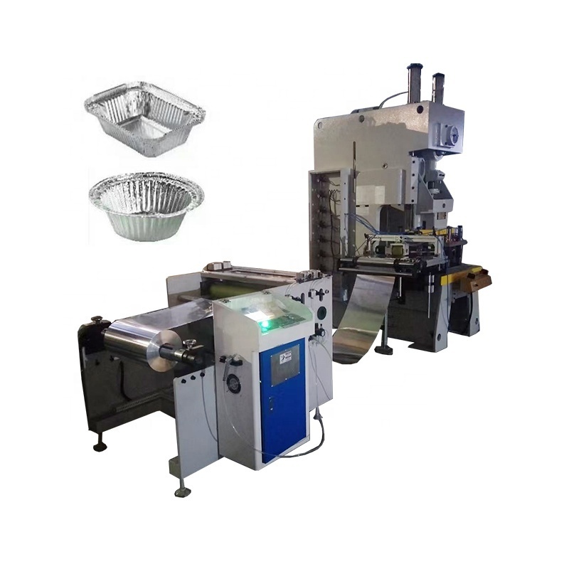 China Manufacturer Aluminium Foil food Container Making Machine