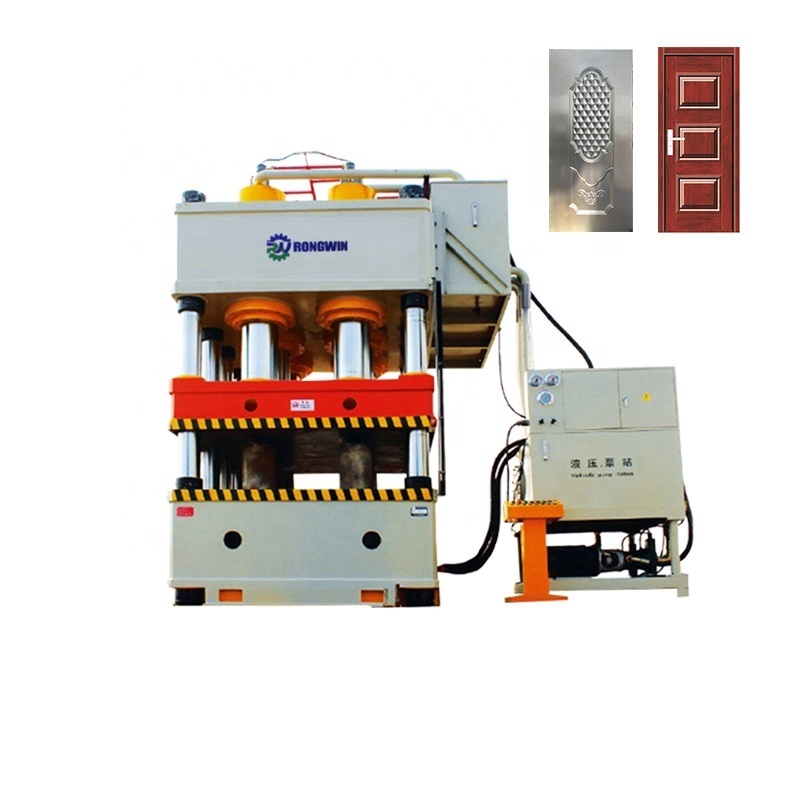 RONGWIN Steel Door Skin Hydraulic Press 2500 Ton 3600 Ton Door Press Embossing Machine for Sale