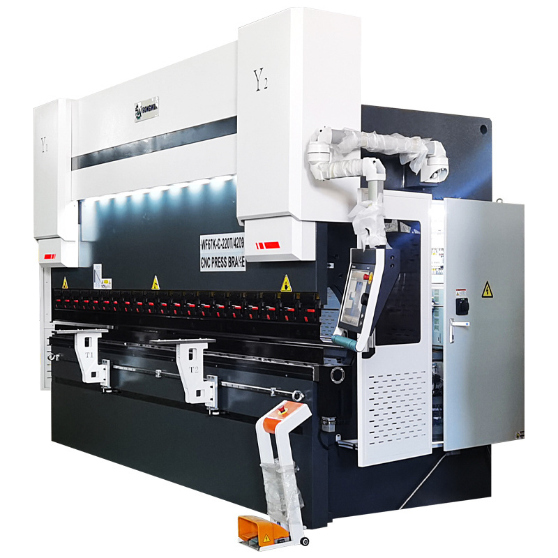 200T 3200mm cnc steel plate bending machine Sheet metal iron plate hydraulic press machine sheet bending