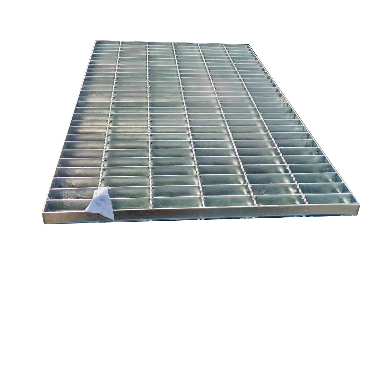 Heavy duty galvanized steel grating for trailer gangway deck floor