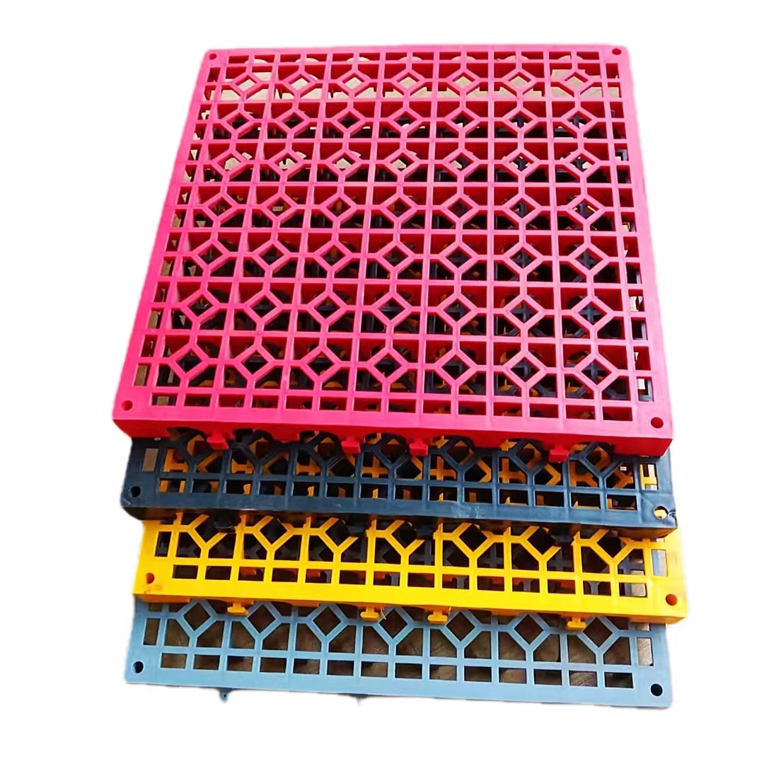 Car Wash Shop Floor Grille 4s Car Beauty Shop Floor Grid Plate Drainage Plastic Splicing Trenchless Floor Mat