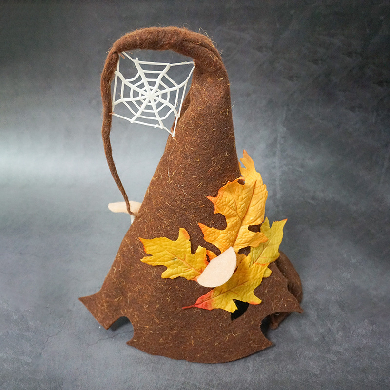 Halloween Party Felt Witch Caps Top Hats Witch Hat Design Halloween Decoration Felt Wizard Custom Design Hats