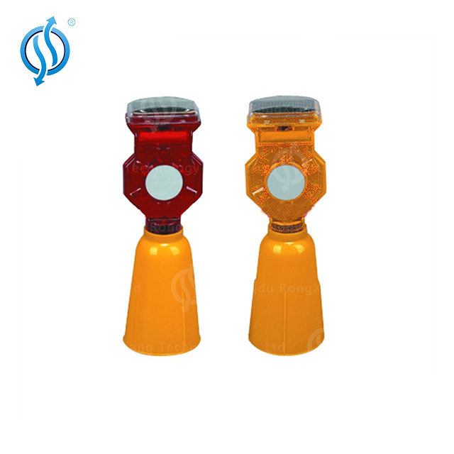 Yellow Traffic Barricade Light Road Safety Traffic Block Light