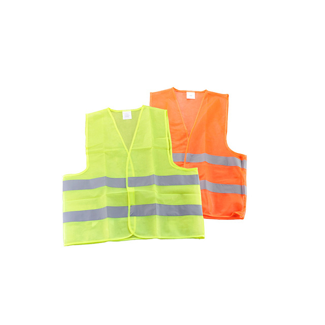 High visibility reflective safety vest