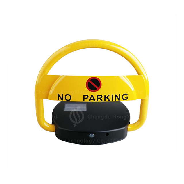 reserved car protection space parking lock remote control folding down barrier blocker