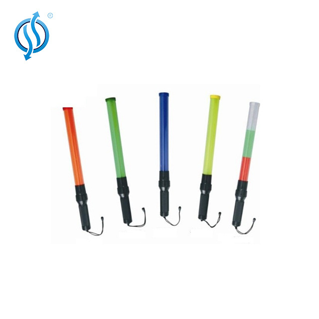 Flashlight Security Wand rod whistle traffic wand LED warning baton traffic control traffic baton