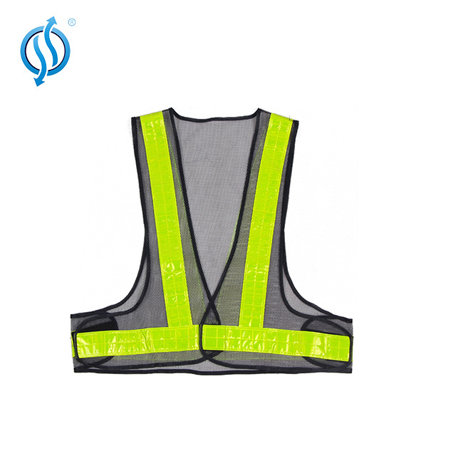 EN471 Standard Certified Red Reflective Safety Vest with Customizable Logo