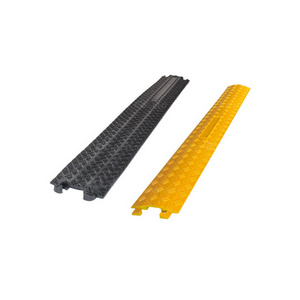 Door cable protector traffic road speed bump road rubber curb ramps