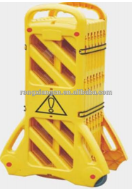 plastic scissor expandable barrier cross tube fence retractable barrier factory price