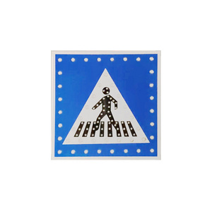 Roadway solar traffic safety construction flashing crosswalk road pedestrian signal led lighted arrow sign board signage