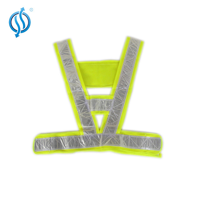 Hi Vis yellow black green orange red blue reflective construction security safety vest workwear jacket