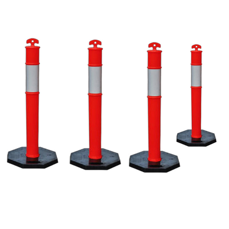 Traffic Control Barrier T Posts Roadway Security Warning Delineator Bollard for Driveway for Sale