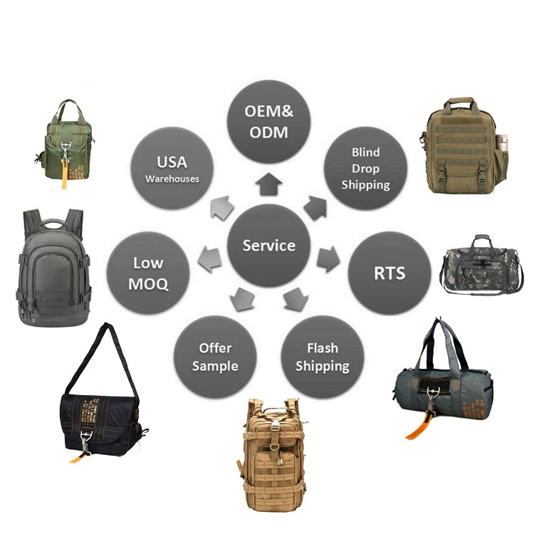 Hot Sale Large Size Tactical Alice Backpack Olive Green  Field Pack Bag With Metal Frame