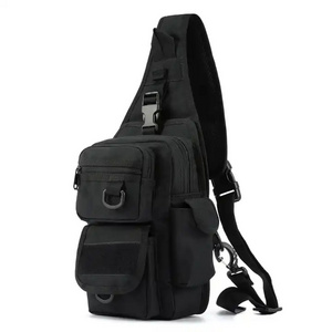 Tactical Sling Bag Pack with Tactical Holster Tactical Shoulder Bag Range Bag Daypack Backpack