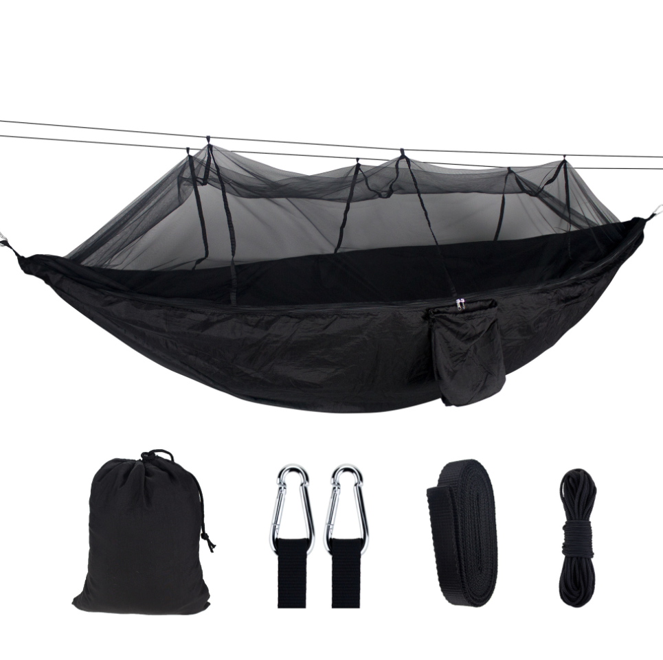 Fast Delivery Custom Double And Single Travel Lightweight Camping Hammock Outdoors