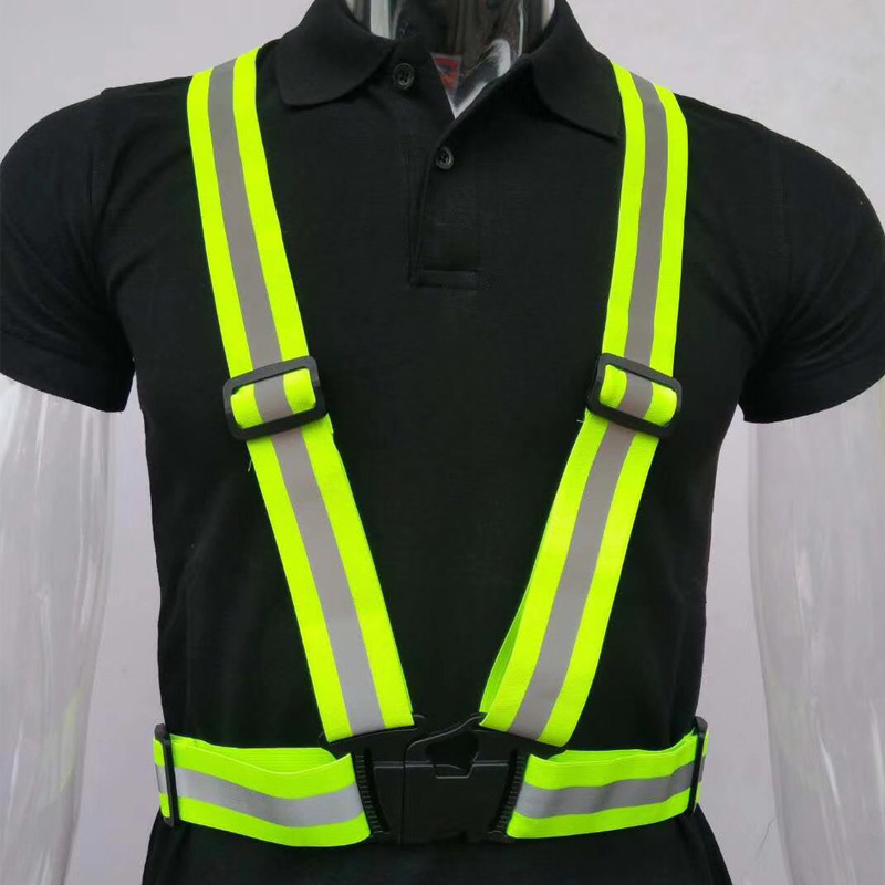 Reflective Vest Running Gear 3Pack, Adjustable Safety Vests High Visible Reflective Belt Straps for Night Running Outdoor Cyclin