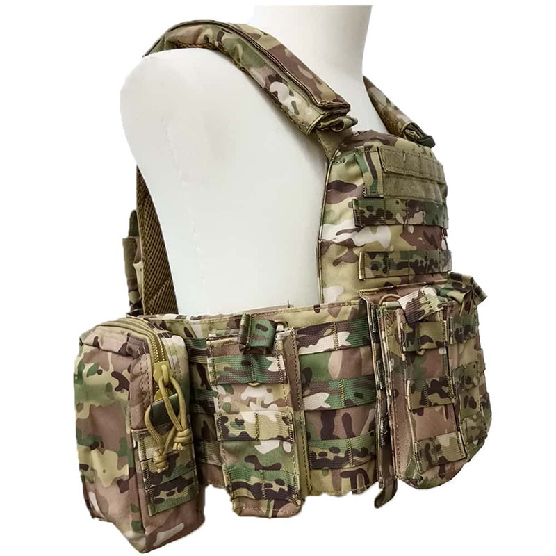 Customized Tactical Equipment MOLLE Tactical Vest Green Camouflage Tactical Protective Vests