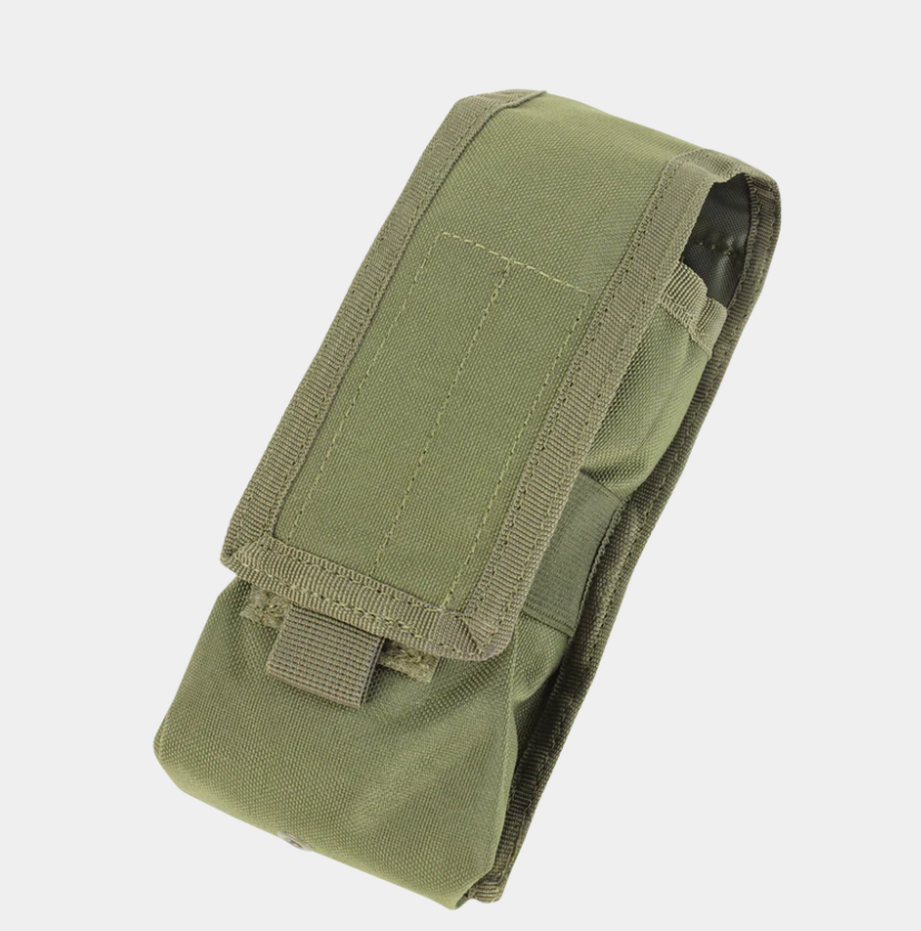 Tactical Molle Flashlight Pouch Torch Holder EDC Tool Bag Camping Hiking Light Holster