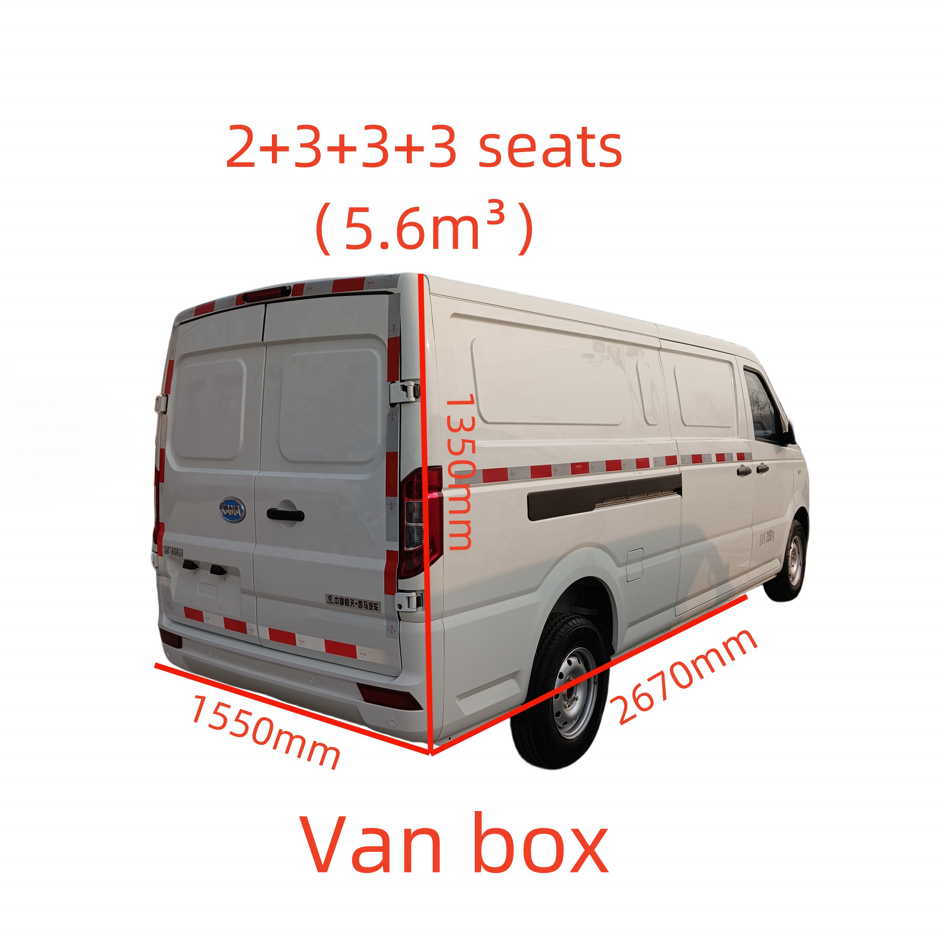 Certification Right Hand Drive Jinbei SRM X30L Ev Van Pickup Used New Energy Vehicle Electric Car Auto Vehicles VAN