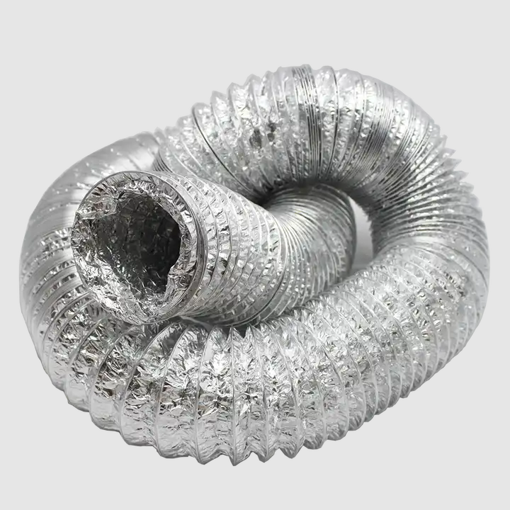 Hvac Ventilation Air Vent Pipe Insulated Aluminum Flexible Duct