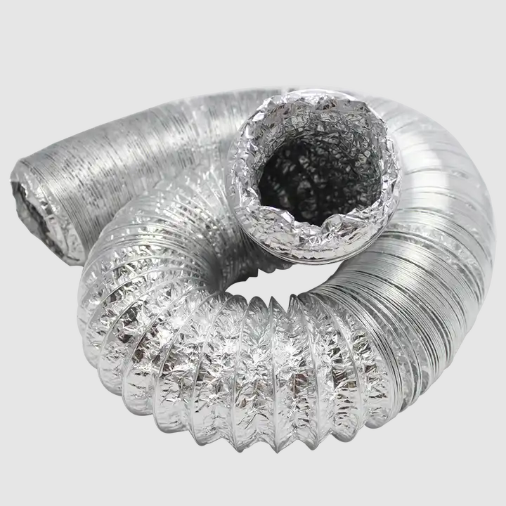 Hvac Ventilation Air Vent Pipe Insulated Aluminum Flexible Duct