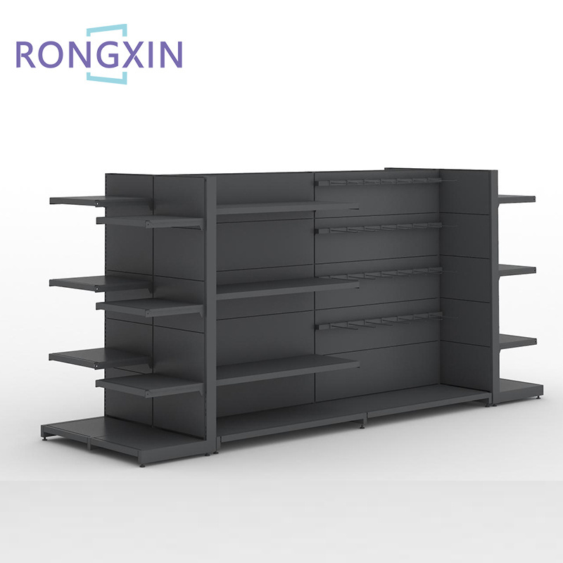 IN STOCK Metal Grocery Store Display Racks  shelves For General Store Supermarket Shelf Gondola Shelving