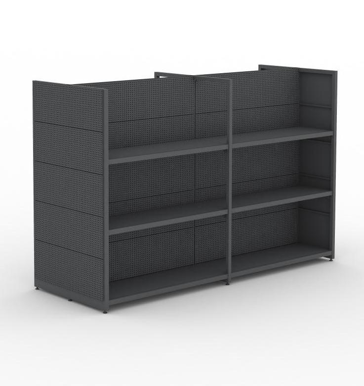 IN STOCK Metal Grocery Store Display Racks  shelves For General Store Supermarket Shelf Gondola Shelving