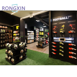 Shoes Shop Creative Display Top Quality Free Standing Sport Shoes Display Wall Furniture