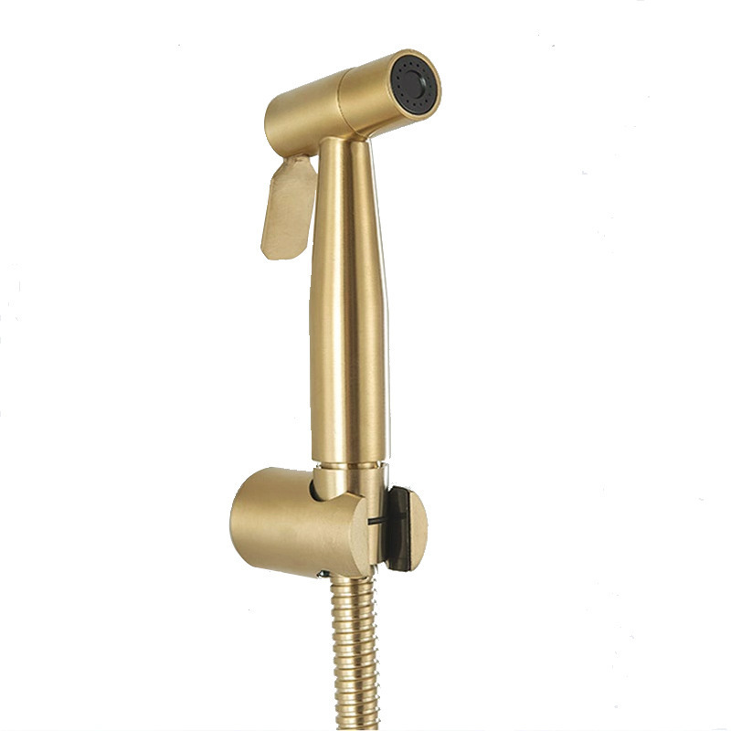 stainless steel gold  Bathroom Spray Gun Shataf WC Hand Held Muslim Shower Shattaf Bidet Sprayer for Toilet