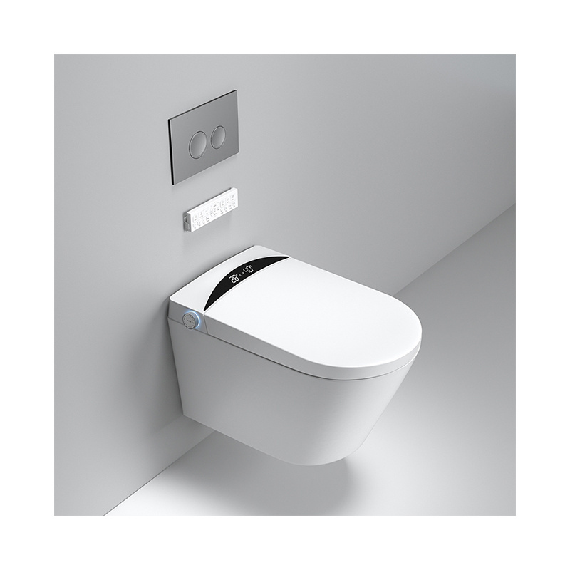 wc ceramic smart toilet seat intelligent floating wall mounted  tIntelligent toilet