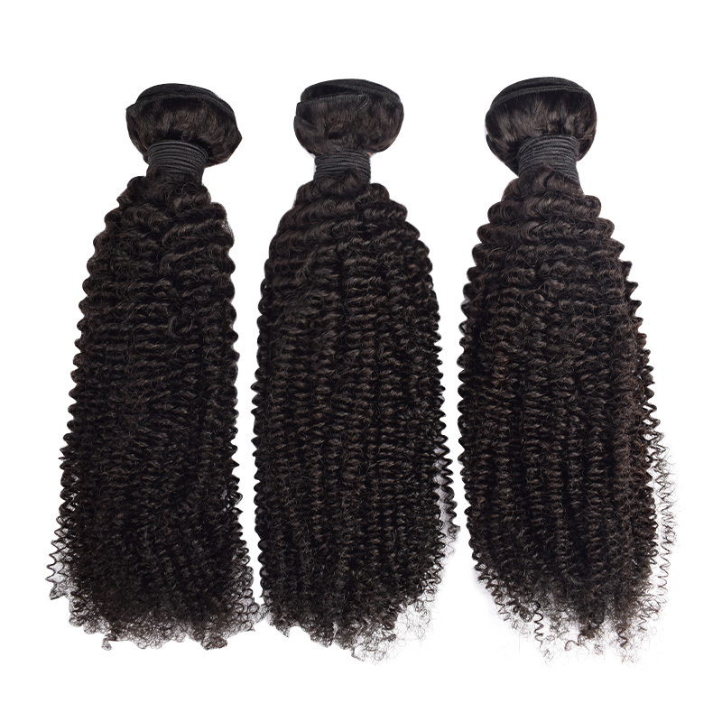 RXHAIR High Quality Cheap Afro Kinky Curly Virgin Hair Vendors Human Hair Bundles With Closure In Wholesale Price