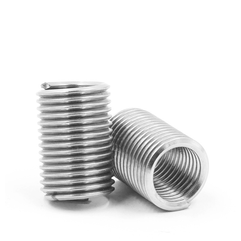 SS304 Wire Thread Insert  M6*1.0  Helicoil Insert Factory supply high Quality fasteners and Steel wire screw sleeve