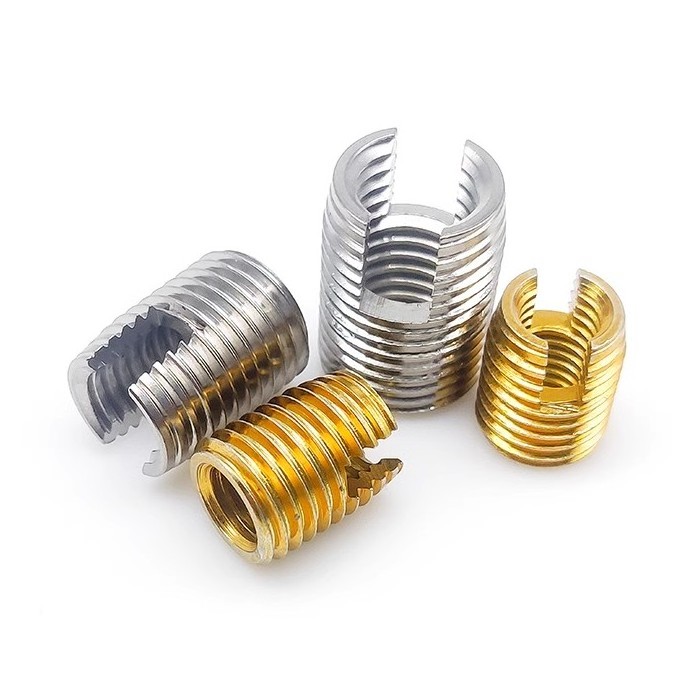 High quality Threaded insert nuts self tapping insert tool stainless steel bushing insert fasteners  for wood furniture