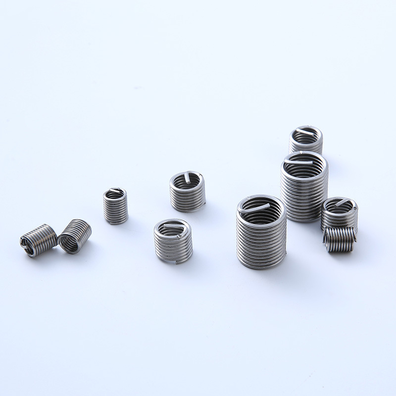 SS304 Wire Thread Insert  M6*1.0  Helicoil Insert Factory supply high Quality fasteners and Steel wire screw sleeve