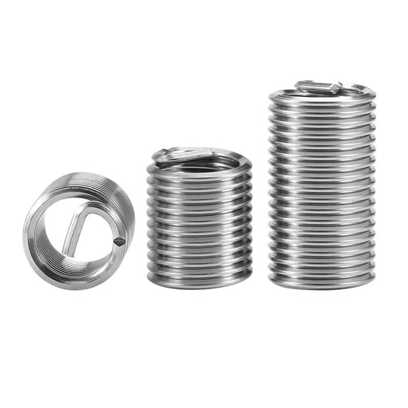 SS304 Wire Thread Insert  M6*1.0  Helicoil Insert Factory supply high Quality fasteners and Steel wire screw sleeve