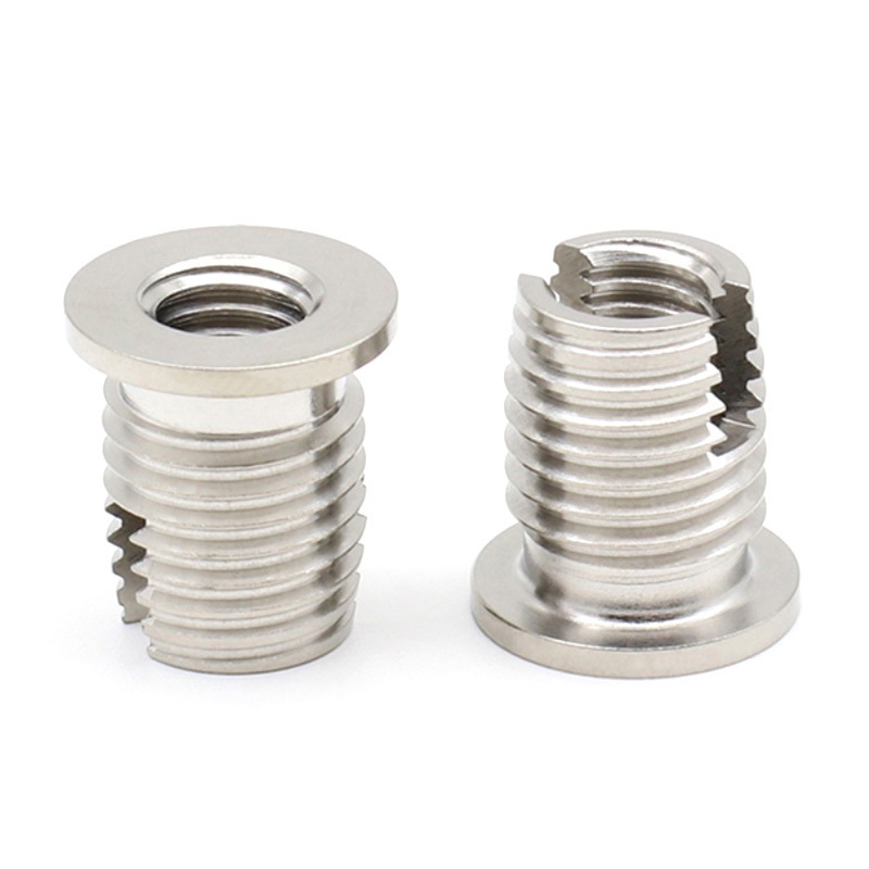 High quality Threaded insert nuts self tapping insert tool stainless steel bushing insert fasteners  for wood furniture