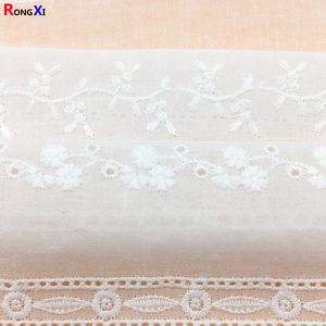 RXF0477 Eyelet E-commerce platform cuttable Hot Selling 100 Cotton embroidery Fabric