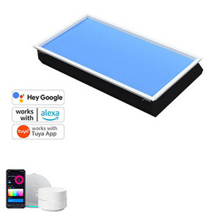 Tuya Artificial  LED Skylights Smart 100W Home Commercial Bedroom Virtual Blue Sky Ceiling Light