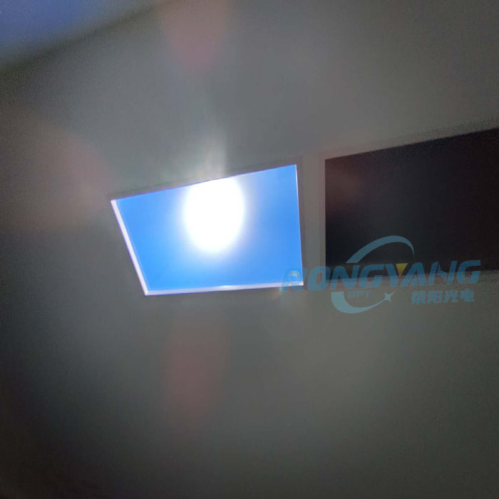 Tuya Artificial Skylight 90 Degree 2x4 Sun Smart Window Led Fake Faux Blue Sky Ceiling Panel Light