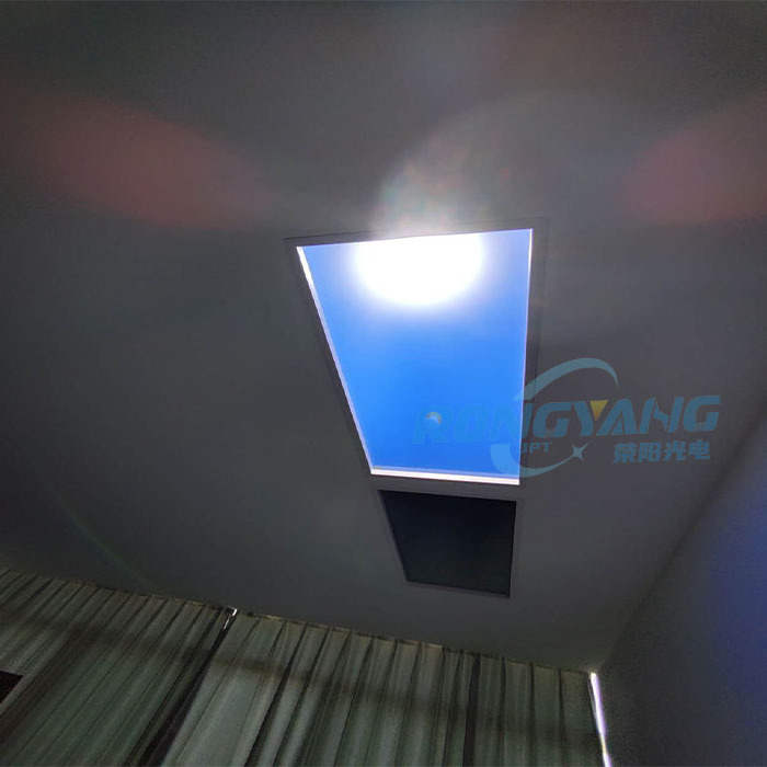 Coelux Artificial Skylight Fake Faux Smart Tuya Sunlight Blue Sky LED Ceiling Panel Light for Indoor House