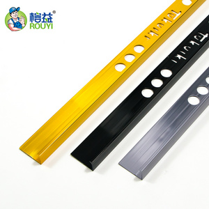 L Shape Profile Floor Ceramic Border Corner Edge Protector Border Strip Metal Angle Guard Aluminum Tile Trim For Tile