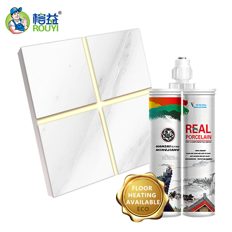 Home Decorative Eco Friendly  Epoxy Resin + Core Material Smooth Paste 12 Months  Waterproof Epoxy Tile Grout for Tile