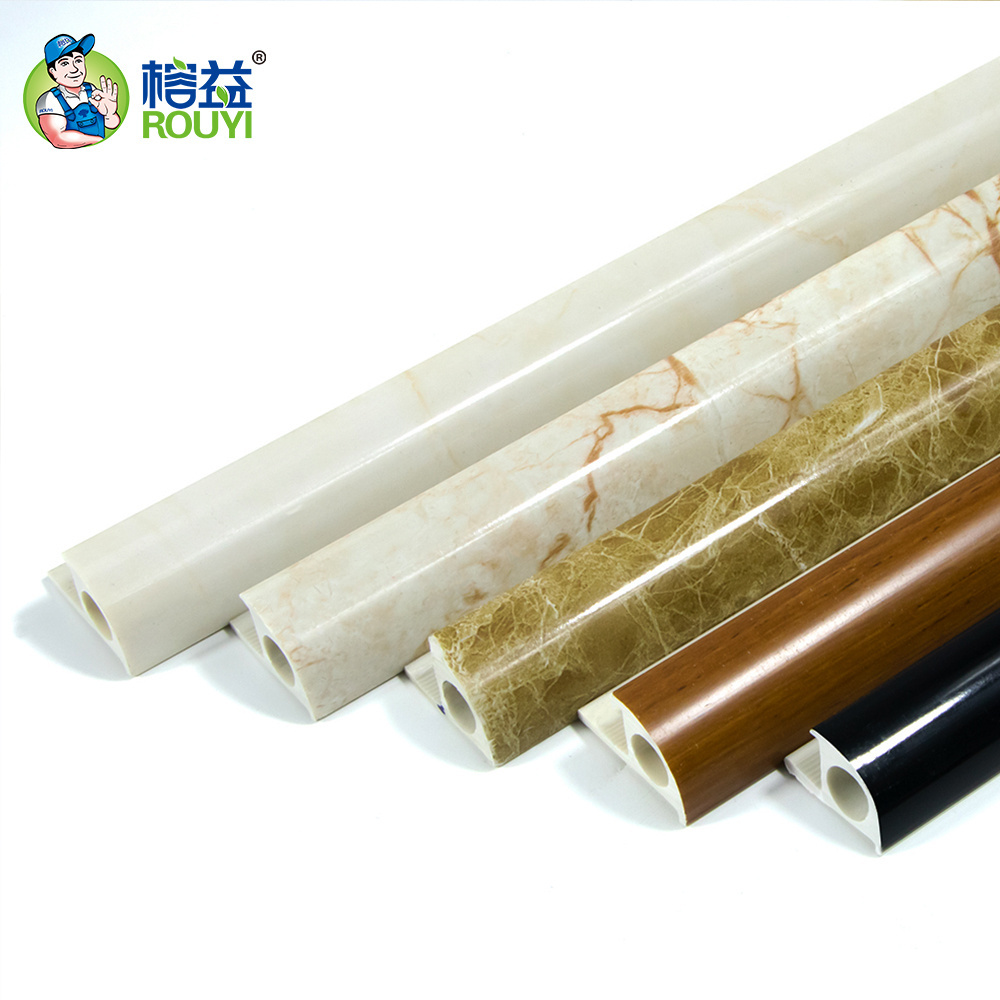 Foshan Ceramic  Wall Tile Edge Eco Friendly Stone Plastic Pvc Ceramic Tile Corner Trim