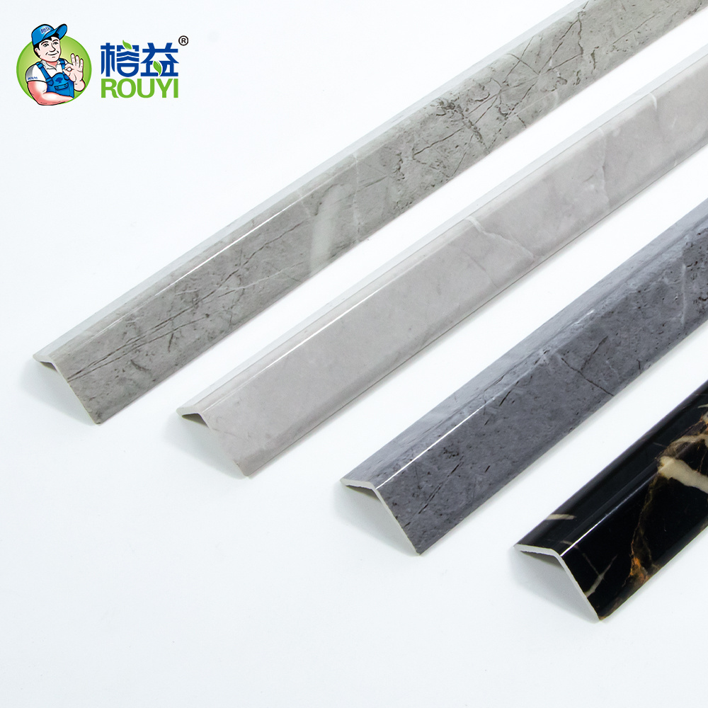 Foshan Ceramic  Wall Tile Edge Eco Friendly Stone Plastic Pvc Ceramic Tile Corner Trim