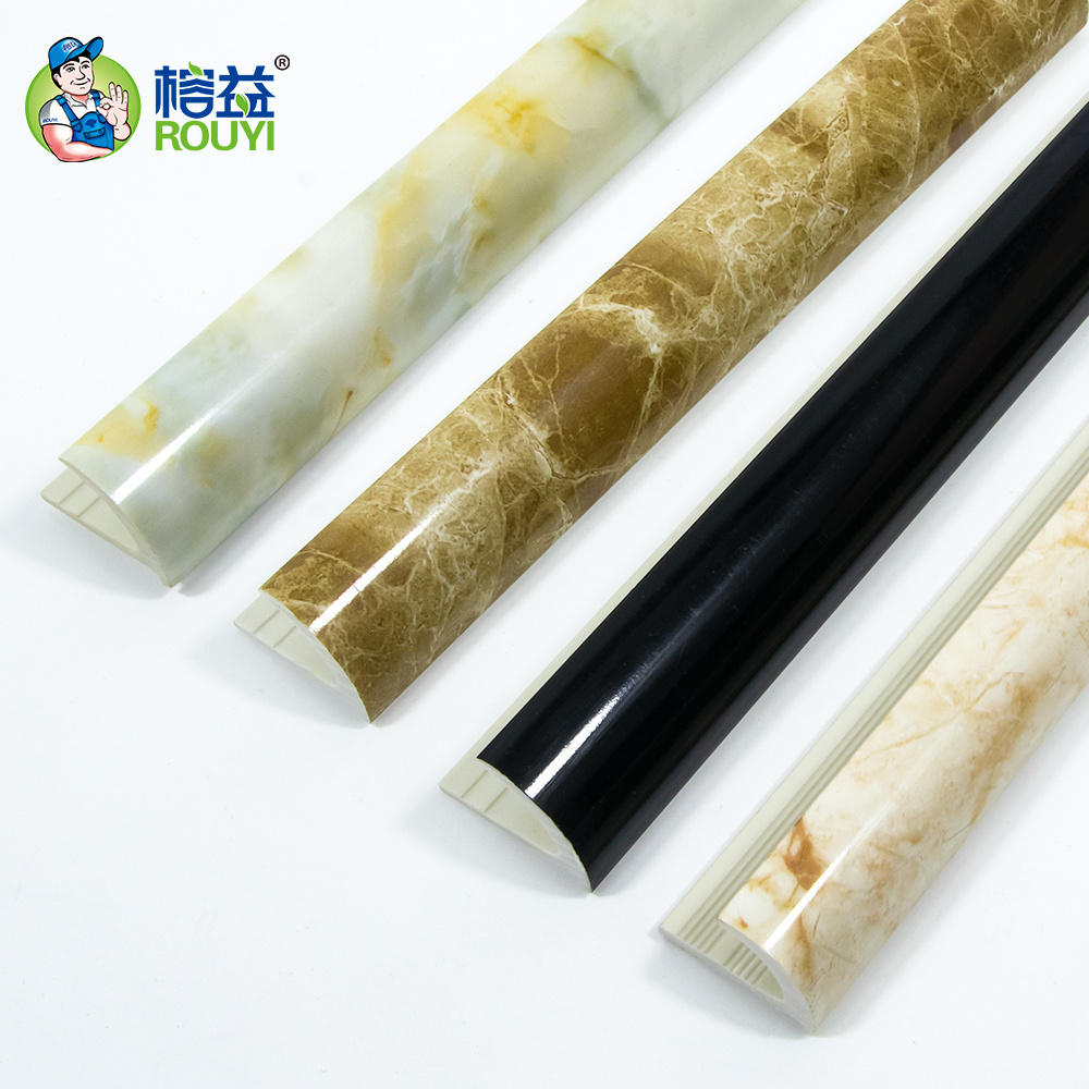 10mm 12mm 8mm Pvc Tile Decorative Ceramic Tile Trim  For Wall Corner