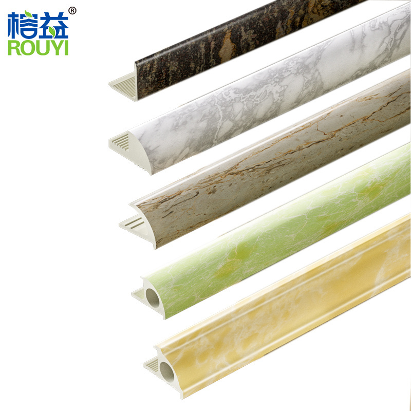 Foshan Free Sample Customized hot sale 10mm pvc tile angle ceramic  PVC Ceramic Tile  8mm tile trim