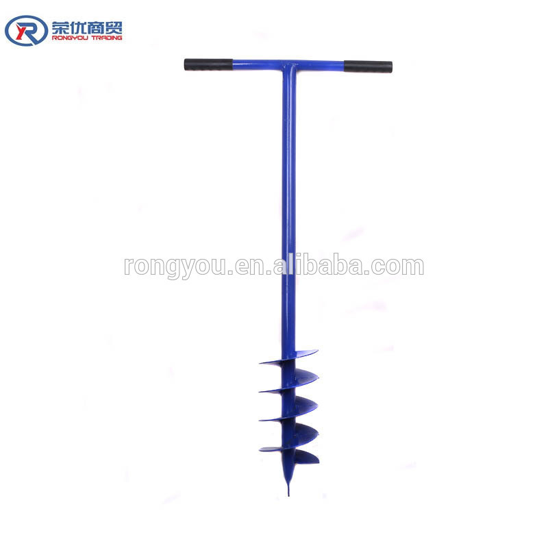 Manual Hand Earth Auger Fence Post Drill Soil Digger Hole Borer Digger