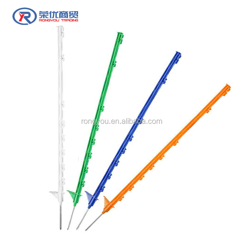 High Quality electric fence post Single Feet Tread-in plastic post Plastic PVC Horse Fence Post