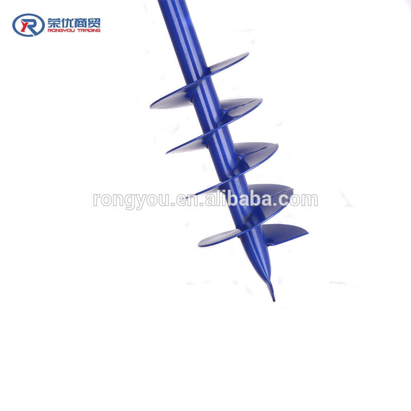 Manual Hand Earth Auger Fence Post Drill Soil Digger Hole Borer Digger