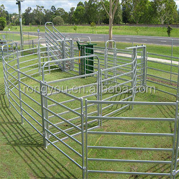 Portable Farm Livestock panel Galvanized Cattle Fence Panel Horse Round Pen Panels for sale